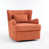 Velours pelucheux orange est en rupture de stock