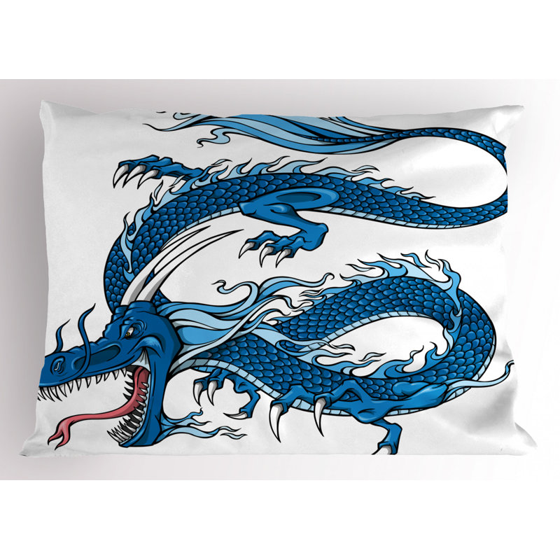 Dragon Polyester Sham Set, Twin