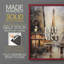 «Christmas Holiday Art DLXIV», reproduction d'art encadrée - bois massif-692843966-692843940