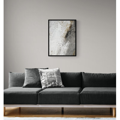 «Eternelle étreinte I» par Grace Rowan, impression abstraite d'art mural Cean Wave and Rocks