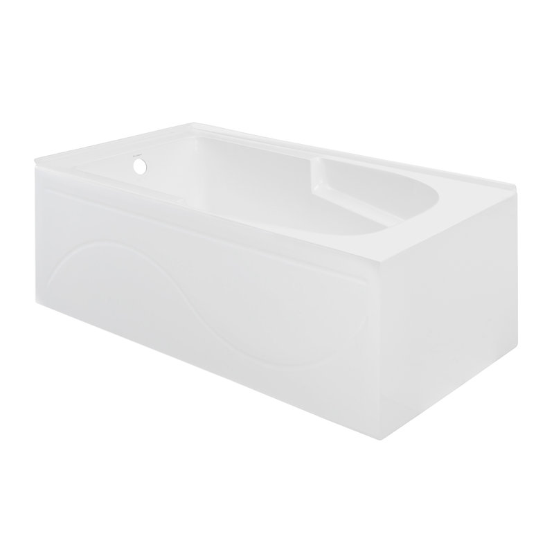 Baignoire de coin ivoire Ivy 54 x 30 Ivy