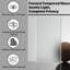 Porte standard en bois franc givré pour porte intérieure