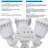 Commercial Grade 3CCT LED Sensor Flood Light Dusk to Dawn 3 Lighting Modes-111768109