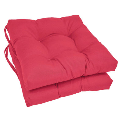 Coussins de chaise carrée en sergé de 16 pouces