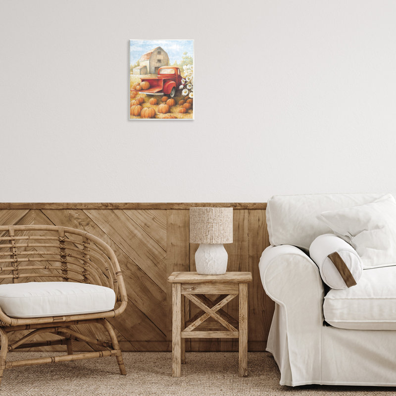 "Pumpkin Harvest", impression sur plaque par White Ladder