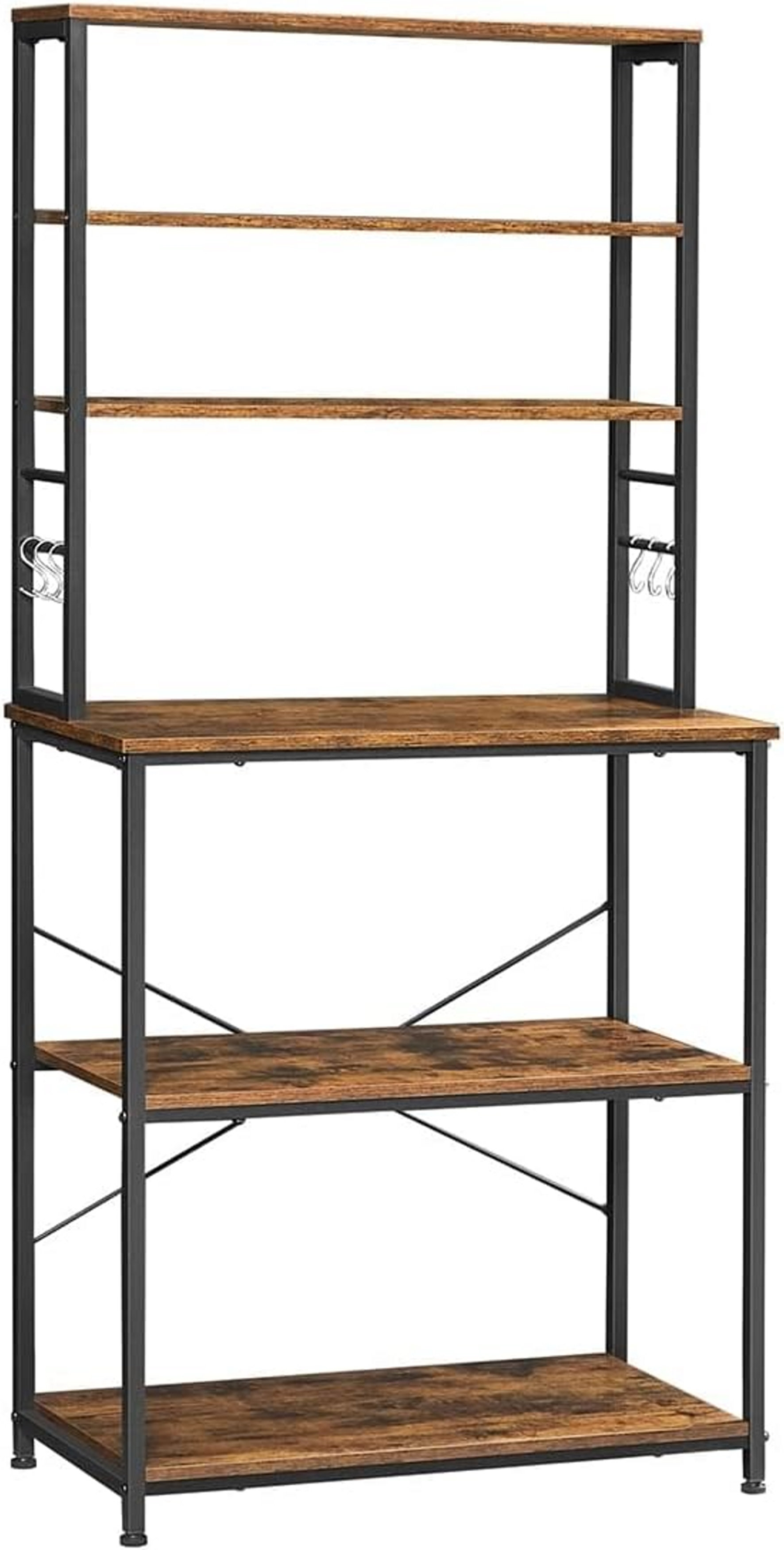 17 Stories Wallraff 31.5'' Steel Standard Baker's Rack with Microwave ...