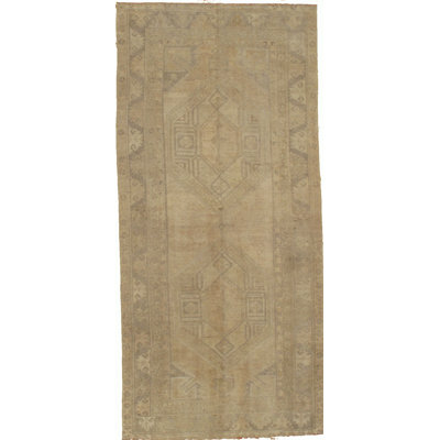 Tapis beige en laine noué à la main Jasmin