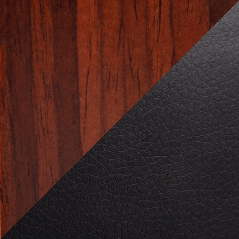Chaise d'appoint rembourrée Pruett, Noir