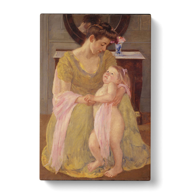 Mother And Child Vol.6 by Mary Cassatt - Wrapped Canvas Painting, 50cm H x 35cm W x 3cm D