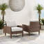 Chaise de patio avec coussins Wenner-835220572