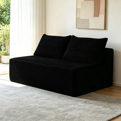 Plush Cloud Sectional Sofa with Deep Seat Comfort and No-Assembly Setup