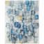 Abstract Area Rug in Silver/Blue/Black-1508384093