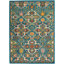 Tapis turquoise / ivoire / jaune Welaka-1725706657