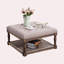 Repose-pieds de cocktail carré capitonné de 30 po de largeur Hammonton-943651826
