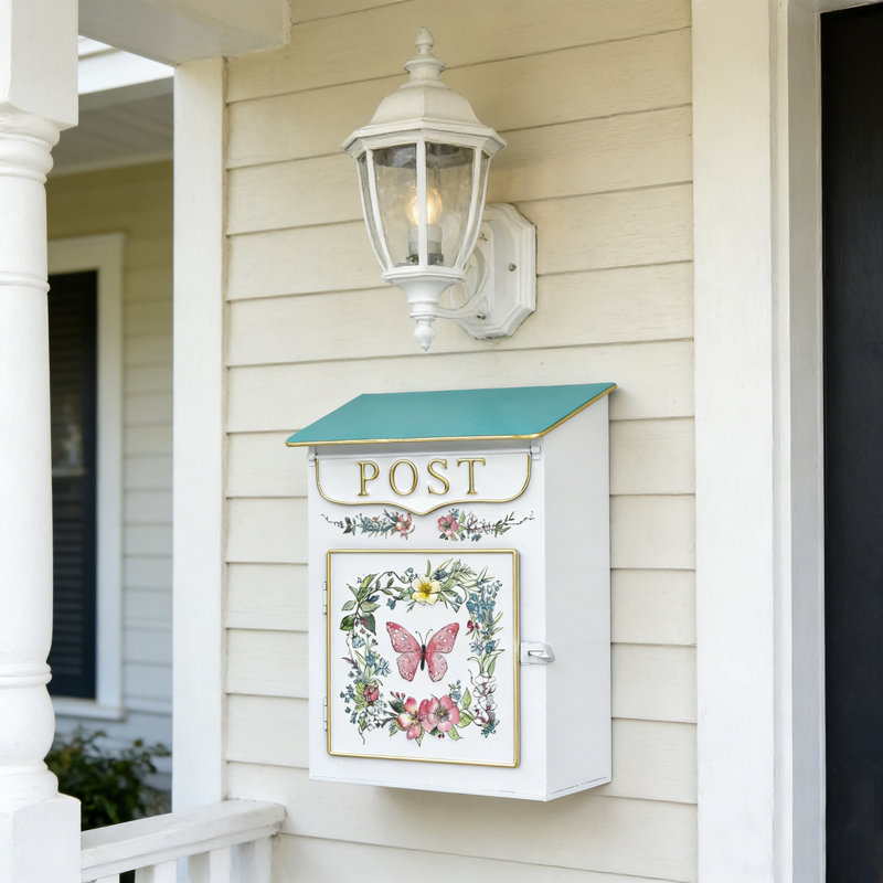Boîte aux lettres murale pour l'extérieur Boîte aux lettres rétro pour l'extérieur de la maison