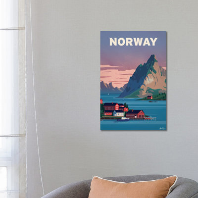 Norway by IdeaStorm Studios - Wrapped Canvas Print