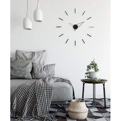 Oversized ONZENO 80cm Silent Wall Clock