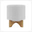 PLATEAU DE CHEVRONS AVEC SUPPORT, BLANC-1564427178