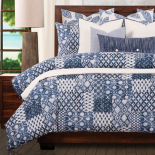 Ensemble de housse de couette et insert bleu Fishermans Cove