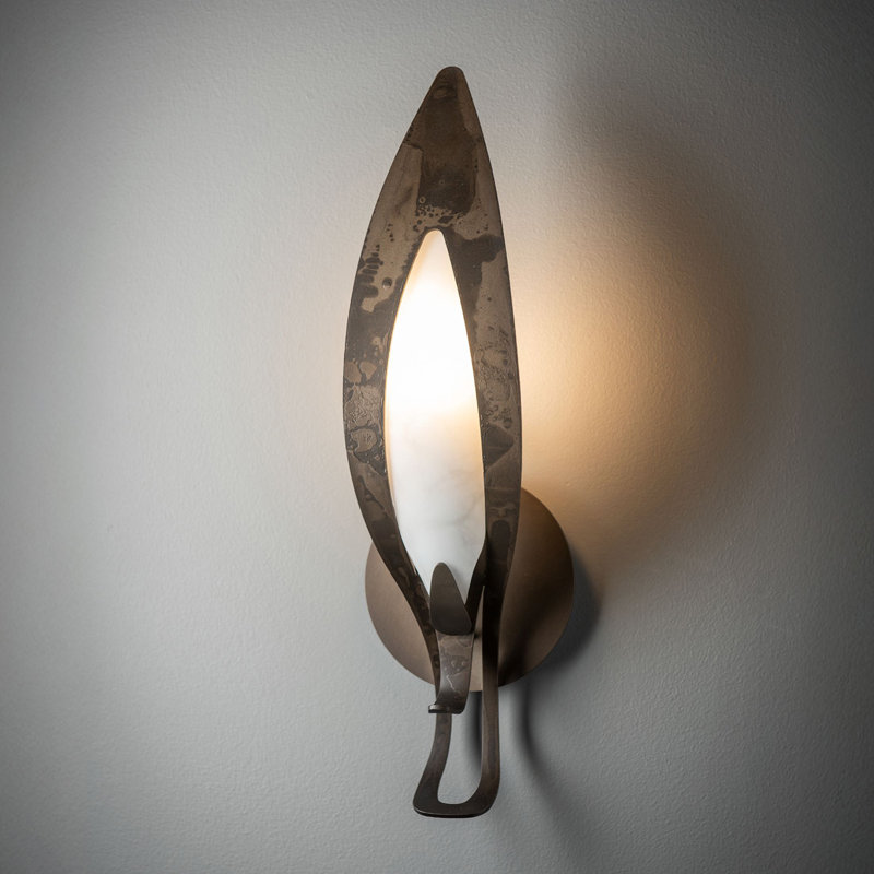 Parasol Sconce - Vintage Platinum, Dark Smoke