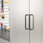 Série, Armoire de garage, finition gris métallique, tiroirs, facteur de qualité de l'eau et de la chaleur, 2 bandes de bordure plus épaisses, ensemble de tablettes réglables, support double en métal 6 B, 96 po L 79 po x P 20 po, tiroirs