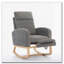 Chaise berçante avec pieds en bois massif-1099353834