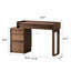 Solid Black Walnut Integrated Storage Drawer Makeup Vanity-1537642819