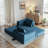 Dential 70.8" Upholstered Loveseat Convertible Sleeper Sofa Bed-622088104