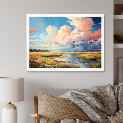" Sky Infinite Azure In Prairies "