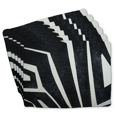 Labyrinth Braided Polyester Kibbe Set of 6 - Home Decor