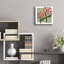 «Abstract Floral On Green» par St. Hilaire Elizabeth-1318847015