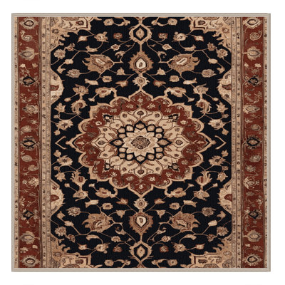 Machine Washable Persian Beige Area Rug