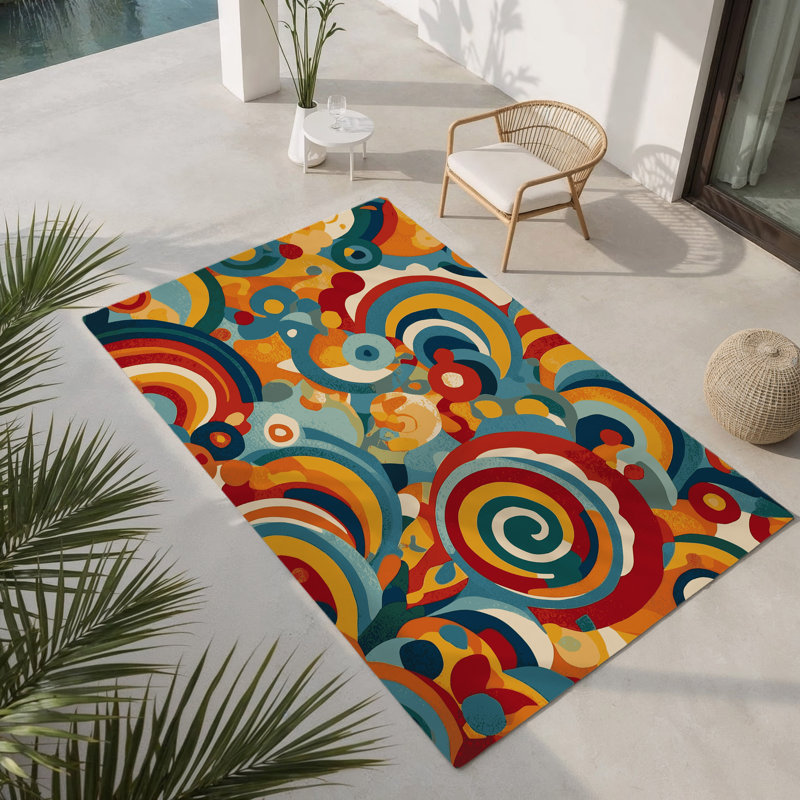 Tapis intérieur et extérieur Snappy Shimmer, Rectangle 1 pi 6 po x 2 pi 6 po