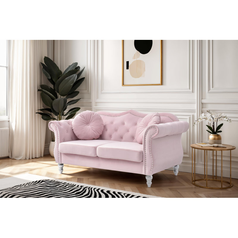 Ensemble de salon 2 pièces Geneva, Rose