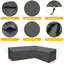 Housse imperméable pour canapé modulaire de patio-1650149265