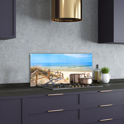 50cm W x 100cm L Glass Peel and Stick Panel
