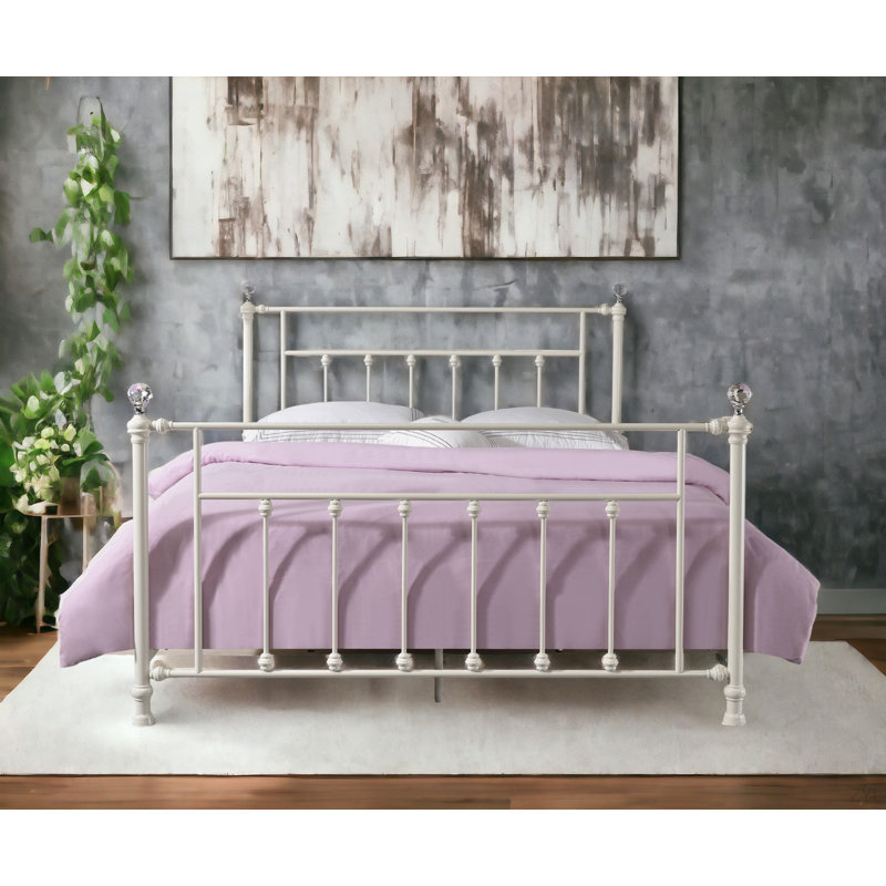 Comet White Finish  Bed, Full