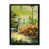 Impression noire sur toile encadrée sélectionné