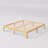 Amylia Solid Wood and Metal Heavy Duty Rayon from Bamboo iron Platform Bed Frame No Box Spring Required-170940785-147289319