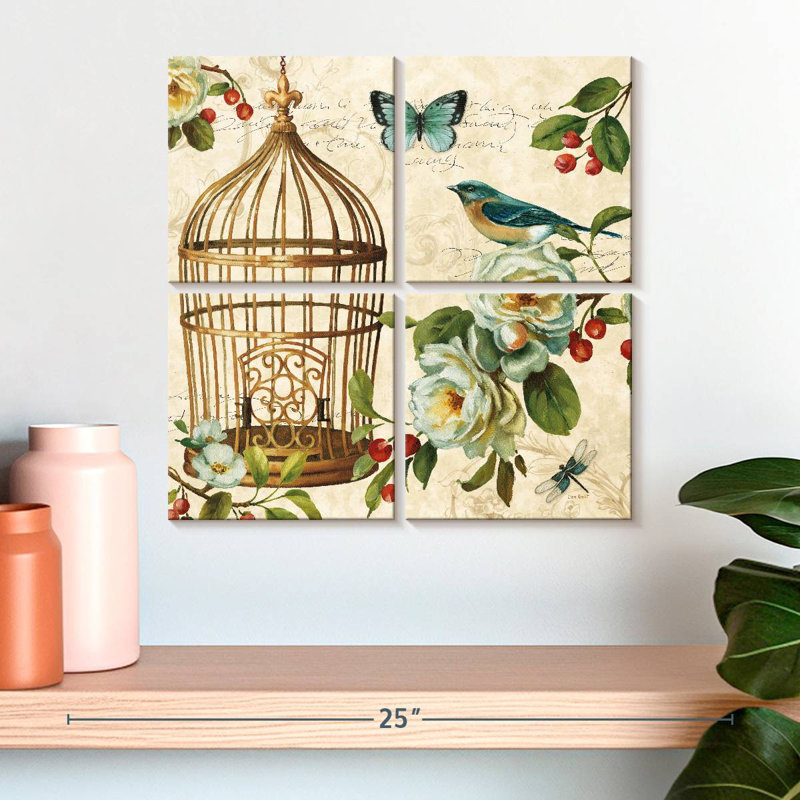 Cage dorée Brampt Free As A Bird II, H 18 po x l 18 po