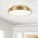 This Exquisite LED Flush Mount Is In A Brass Finish. The Frame Is Made Out Of Metal, And The LED Bulb Is Integrated Into The Frame. It Comes With A Clear Beaded Acrylic Diffuser. It Can Be Used In Any Rooms, Entryway, And More