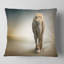 Smart Elephant Walking - Coussin imprimé animal-29516318-29516321