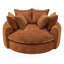 Canapé-lit rond rembourré avec 8 coussins décoratifs 59,8 po-121068784