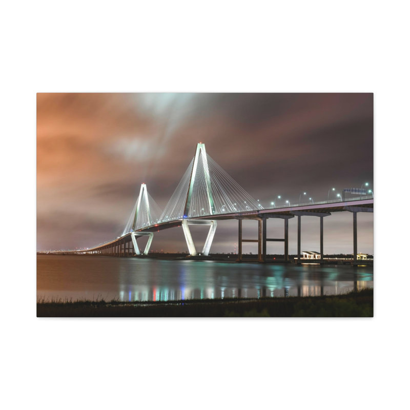 River Bridge, Charleston, Caroline du Sud, nature sauvage, photographie sur toile, art mural