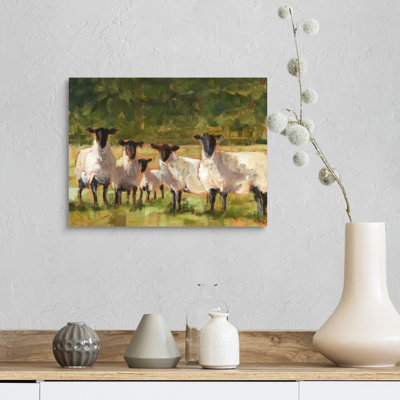 " Sheep Family II " by Ethan Harper Painting Print