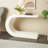Cole And Grey Wooden C-Shaped Console Table