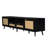 Rattan TV Stand For Tvs Up To 85'', Modern Farmhouse Media Console, Entertainment Center With Solid Wood Legs, TV Cabinet For Living Room,Home Theatre, TV Stand-355632833