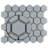 Hudson Due 2" Hex 10-7/8 " x 12-5/8 " Porcelain Mosaic Floor and Wall Tile-1821852928