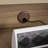 Full/Queen Bookcase Headboard, Brown finish-1790434263