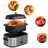 Roaster with Removable 3-bin Buffet Server,Silver-1620956936-1852677840